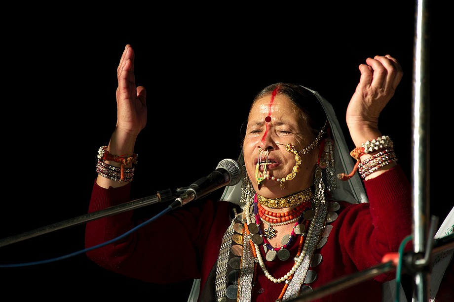 Koncert muzyki indyjskiej (Pushkar Camel Fair)